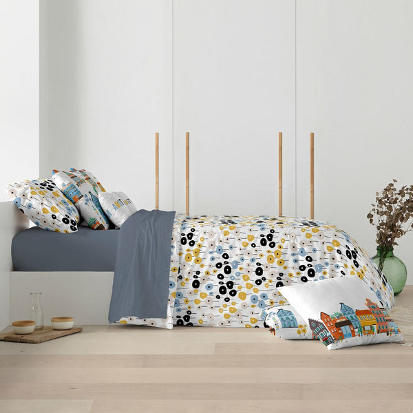 Bettdeckenbezug Kids&Cotton Amsterdam Bunt King size 200 x 200 cm