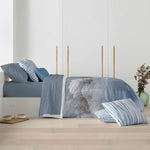 Bettdeckenbezug Decolores Bergen Bunt 175 Fäden 260 x 240 cm Flaschenhals-Verschluss