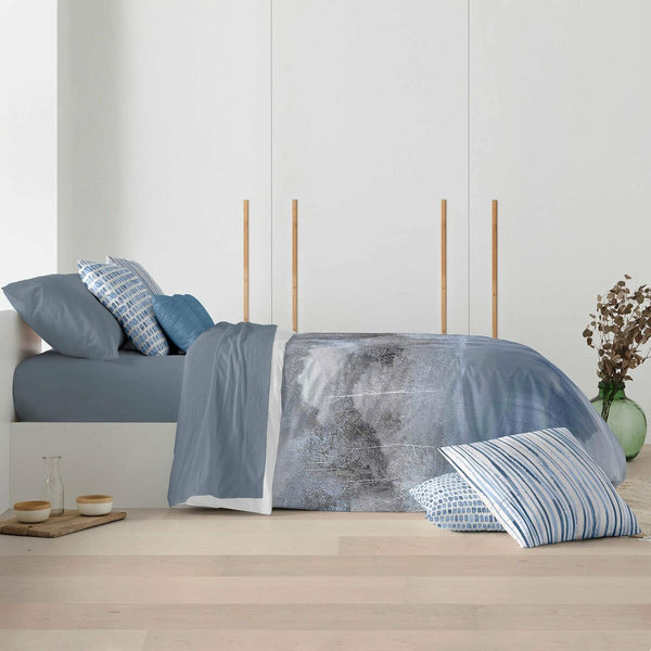 Bettdeckenbezug Decolores Bergen Bunt 175 Fäden 260 x 240 cm Flaschenhals-Verschluss