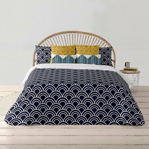 Bettdeckenbezug Decolores Toulouse Bunt 175 Fäden 200 x 200 cm Flaschenhals-Verschluss