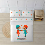 Bettwäsche-Set Decolores Scarf Bunt