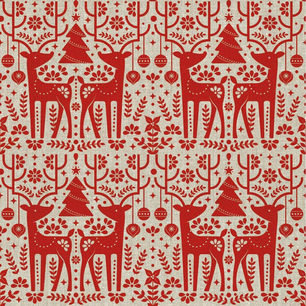 Fleckenabweisende geharzte Tischdecke Belum Merry Christmas Bunt 100 x 150 cm