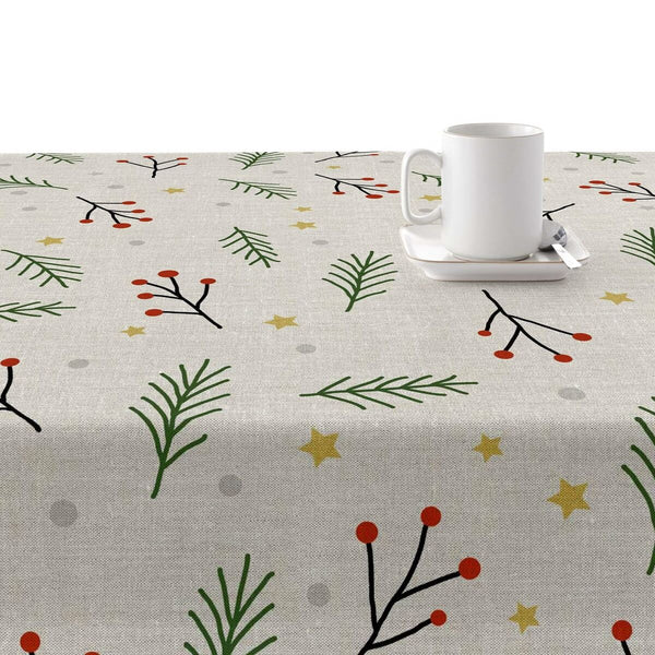 Fleckenabweisende geharzte Tischdecke Belum Merry Christmas Bunt 250 x 150 cm