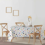 Fleckenabweisende geharzte Tischdecke Belum 220-68 Bunt 150 x 150 cm