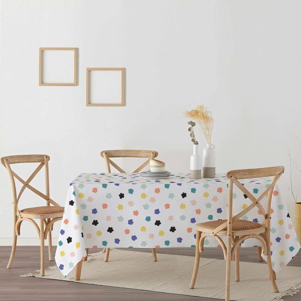 Fleckenabweisende geharzte Tischdecke Belum 220-68 Bunt 150 x 150 cm