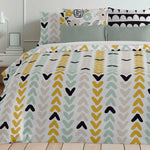 Bettdeckenbezug Decolores Tokyo Bunt 175 Fäden 260 x 240 cm