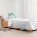 Bettdeckenbezug Kids&Cotton Huali Big Blau Weiß 180 x 220 cm