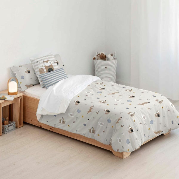Bettdeckenbezug Kids&Cotton Kenai Small Beige 180 x 220 cm
