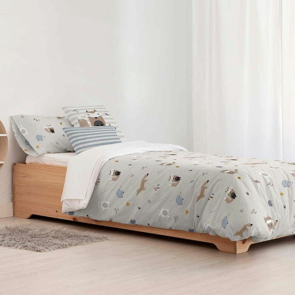 Bettdeckenbezug Kids&Cotton Kenai Small Beige 180 x 220 cm