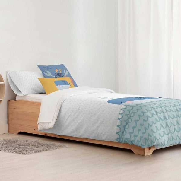 Bettbezug-Set Kids&Cotton Malu Big Blau 155 x 220 cm
