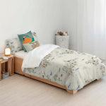 Bettdeckenbezug Kids&Cotton Maui Small Beige 155 x 220 cm