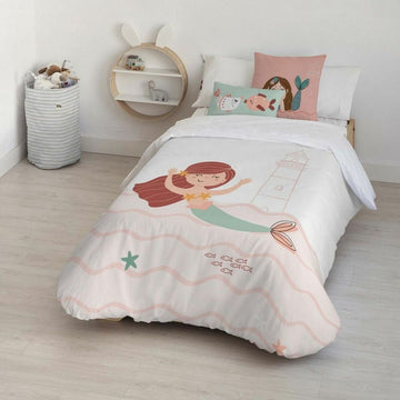 Bettdeckenbezug Kids&Cotton Mosi Big Rosa 155 x 220 cm