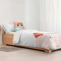 Bettdeckenbezug Kids&Cotton Mosi Big Rosa 155 x 220 cm