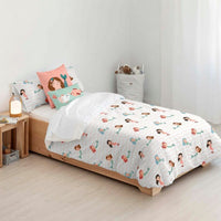 Bettdeckenbezug Kids&Cotton Mosi Small Rosa 180 x 220 cm