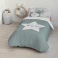 Bettdeckenbezug Kids&Cotton Nadir Blau 180 x 220 cm