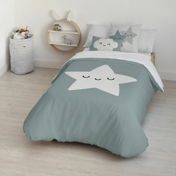 Bettdeckenbezug Kids&Cotton Nadir Blau 180 x 220 cm