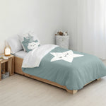 Bettdeckenbezug Kids&Cotton Nadir Blau 180 x 220 cm