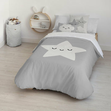 Bettdeckenbezug Kids&Cotton Nadir Bunt 180 x 220 cm