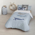 Bettdeckenbezug Kids&Cotton Tabor Big Blau 155 x 220 cm