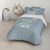 Bettdeckenbezug Kids&Cotton Xalo Big Blau 180 x 220 cm
