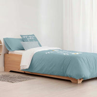 Bettdeckenbezug Kids&Cotton Xalo Big Blau 180 x 220 cm