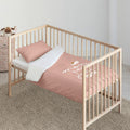 Bettdeckenbezug Kids&Cotton Xalo Big Rosa 115 x 145 cm