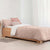 Bettdeckenbezug Kids&Cotton Xalo Small Rosa 155 x 220 cm