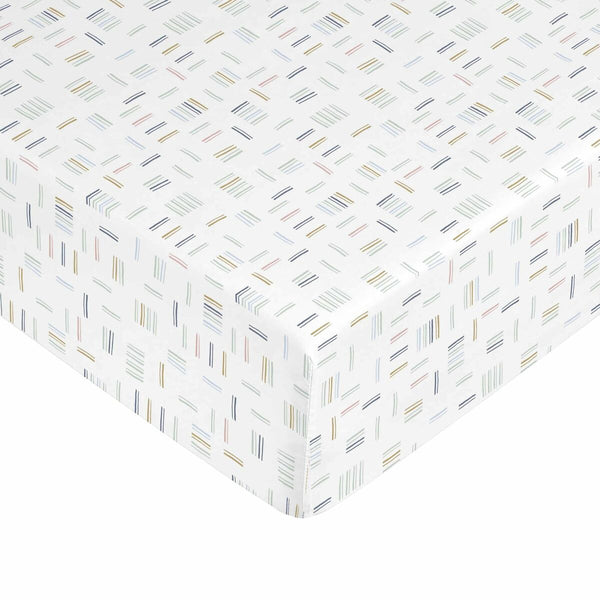 Spannbetttuch Kids&Cotton Italo Bunt Einzelmatratze 105 x 200 cm