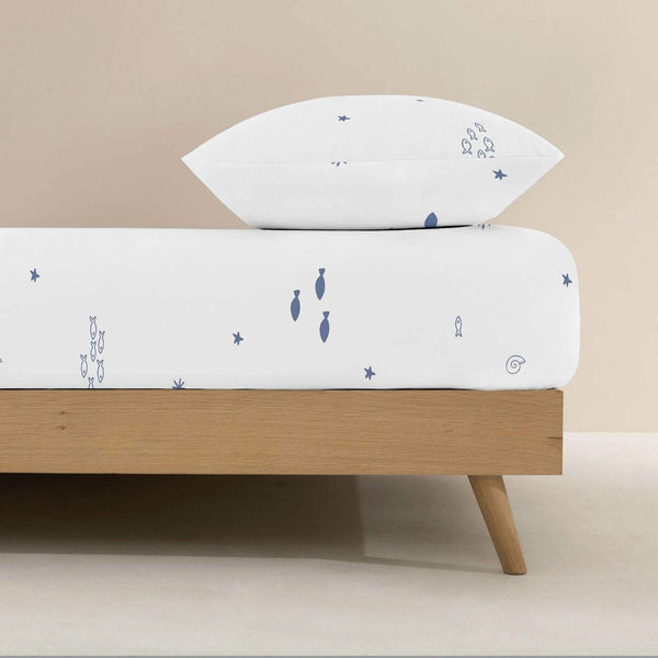 Spannbetttuch Kids&Cotton Tabor Bunt Einzelmatratze 90 x 200 cm