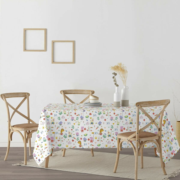 Fleckenabweisende geharzte Tischdecke Belum Vegetables 02 Bunt 150 x 150 cm