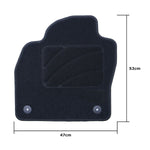 Auto-Fußmatten-Set OCC Motorsport OCCD0004 5 Stücke