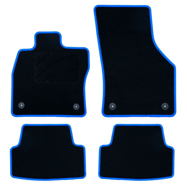 Auto-Fußmatten-Set OCC Motorsport OCCVW0022BL VOLKSWAGEN GOLF VII Blau 5 Stücke