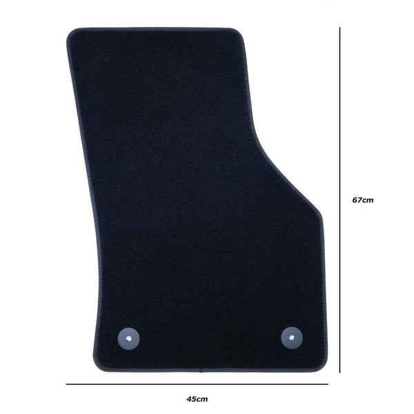 Auto-Fußmatten-Set OCC Motorsport OCCVW0022BL VOLKSWAGEN GOLF VII Blau 5 Stücke