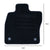Auto-Fußmatten-Set OCC Motorsport OCCVW0022BL VOLKSWAGEN GOLF VII Blau 5 Stücke