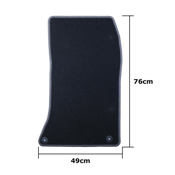 Auto-Fußmatten-Set OCC Motorsport OCCIF0003GD Dunkelgrau Infinity Q30 5 Stücke