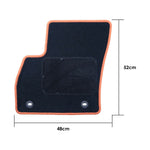 Auto-Fußmatten-Set OCC Motorsport OCCCT0042YE CITROEN Nemo 5 Stücke