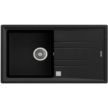 Einfachspülbecken Teka STONE 50BTG Schwarz