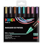Marker-Set Uni-Ball PC-5M/8C 8 Stücke Bunt