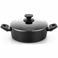 Kasserolle Monix TITAN ROCK Ø 20 cm Schwarz Geschmiedetes Aluminium
