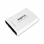 Power Bank approx! APPPB78EVW 7800 mAh 2 x USB Micro USB 5 V 1-2 A Weiß Schwarz/Weiß