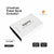 Power Bank approx! APPPB78EVW 7800 mAh 2 x USB Micro USB 5 V 1-2 A Weiß Schwarz/Weiß