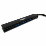 4-Port USB Hub Nilox NXHUB401 Schwarz