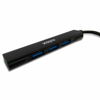4-Port USB Hub Nilox NXHUB401 Schwarz