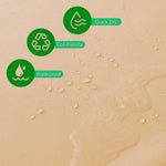 Duschvorhang Exma Beige PVC 180 x 180 cm