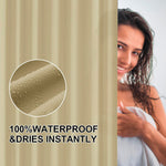 Duschvorhang Exma Beige PVC 180 x 180 cm