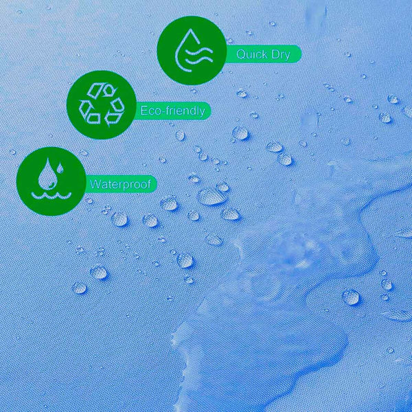 Duschvorhang Exma basic azul Blau PVC 180 x 180 cm