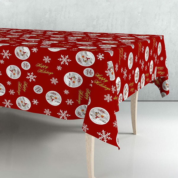 Tischdeckenrolle Exma Rot 140 cm x 25 m Weihnachten