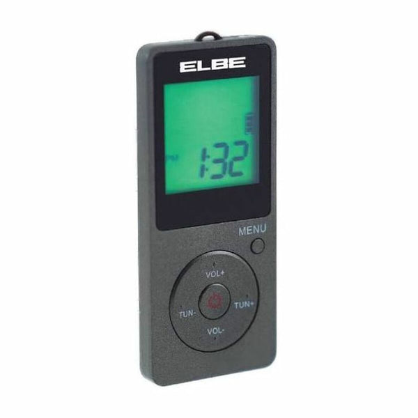 Tragbares Radio ELBE RF-95 Dunkelgrau Sport AM/FM