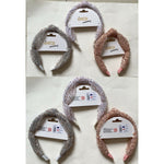 Stirnband Inca Pailletten Schleife Rosa