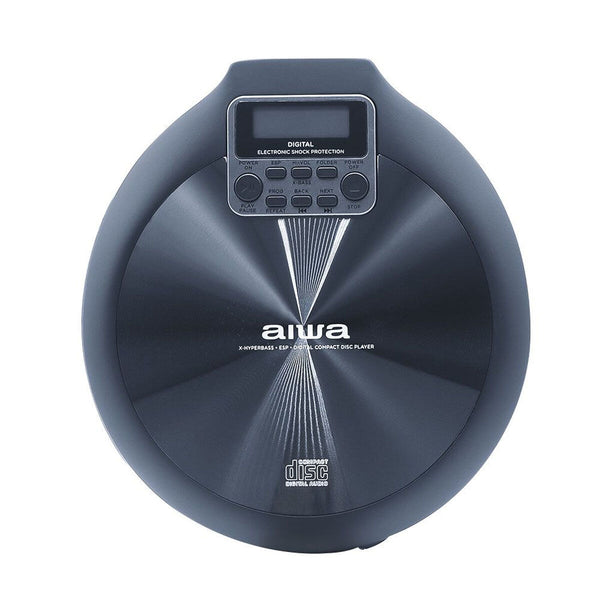 CD/MP3 Player Aiwa Tragbar Schwarz